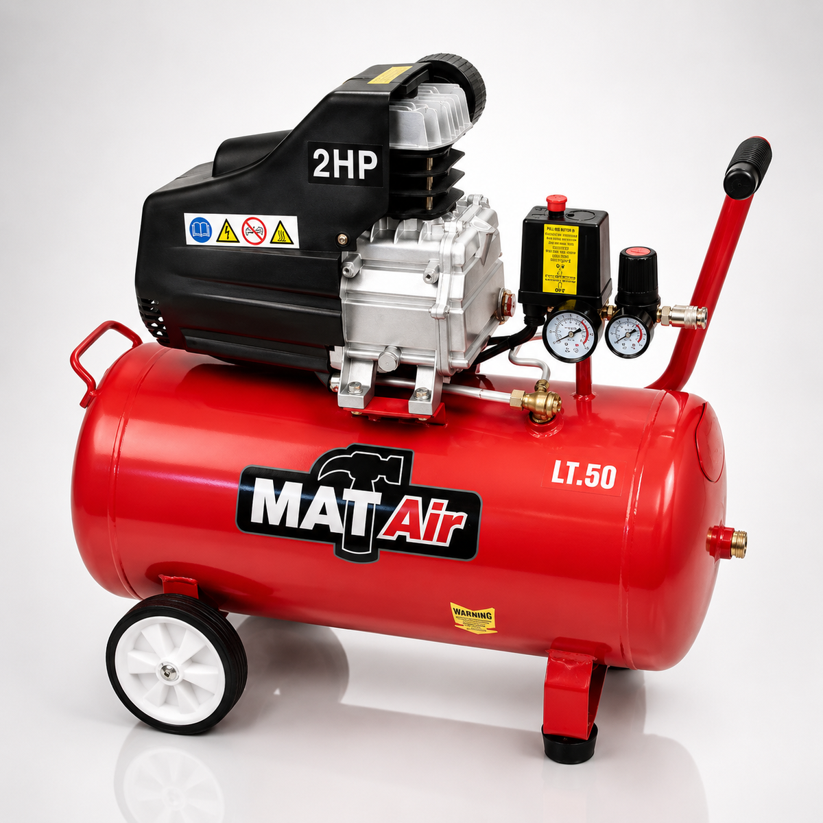 MatAir AIR2020 – Compressor 1.5KW/2HP 50L 220V DD