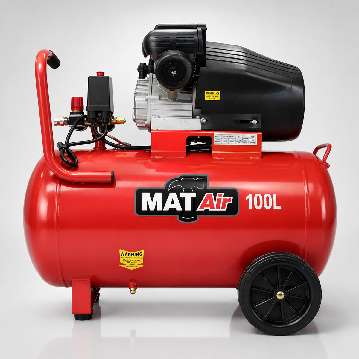 MatAir AIR2300 – Compressor 2.2KW/3HP 100L DIR