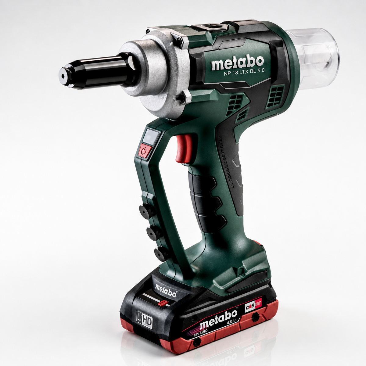 Metabo NP 18 LTX BL 5.0 Cordless Blind Rivet Gun