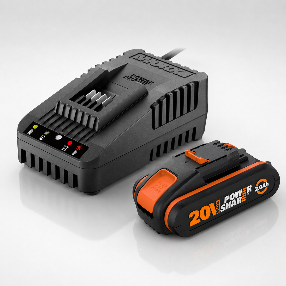 WORX 20V POWERSHARE 2.0AH Battery & Charger | KIT