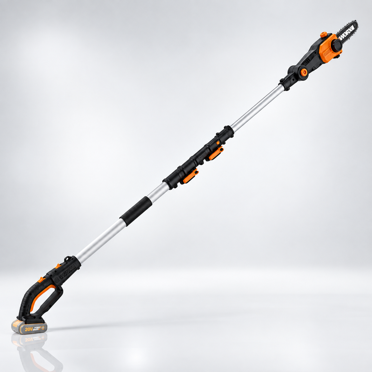 WORX Pole Saw With Auto Tension Cordless 2.3m 20V