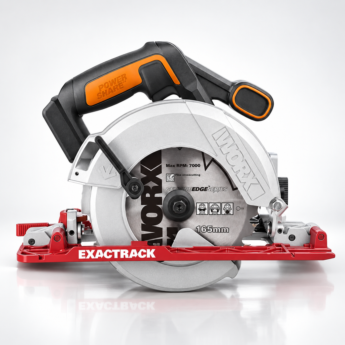 WORX EXACTRACK Circular Cordless Saw 165mm 20V